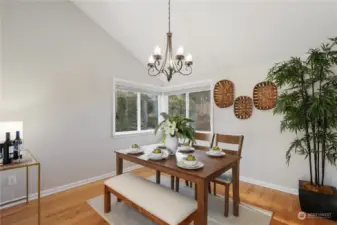 Large formal dining room