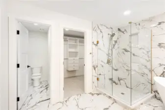 Master bath w/walk in closet