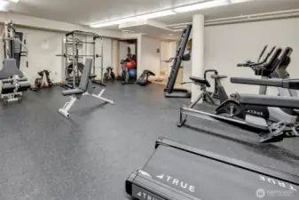 Fitness center / gym on 1st floor