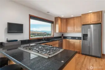 Kitchen with views!