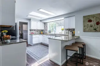 Sky lights offer extra natural light