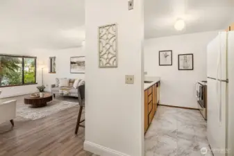 Open and bright unit.