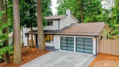 Modern garage doors add to street appeal