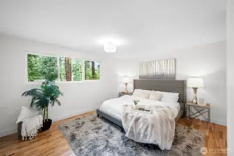 Primary bedroom on top floor