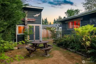Exterior playhouse, mancave, possible office, wired with electricity