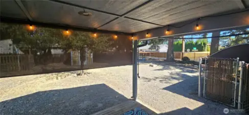 Enjoy the covered porch year around