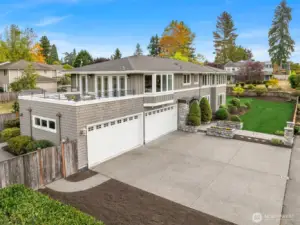 Amazing level corner lot on a quiet street.