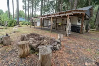 Great place to sit around a campfire.