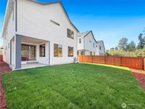 Huge backyard!! (Actual Home)