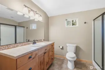 Primary Bathroom upstairs