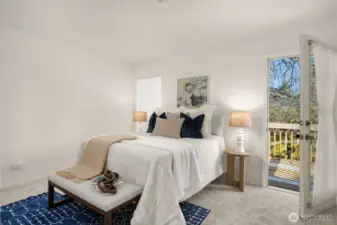 Master Bedroom w/Deck