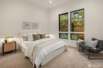 Main floor bedroom great for guests.