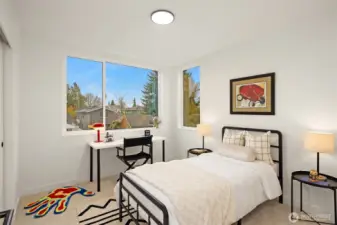 Third floor bedroom adjacent to primary suite