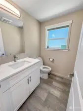 1/2 Bath on Main Level