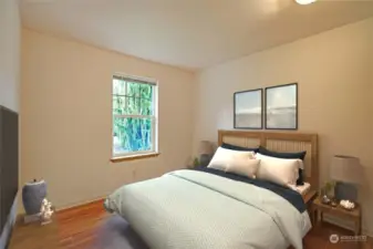 2nd bedroom- VIRTUALLY STAGED