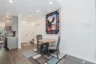 Great room eating space... Don't you love the openness of this floor plan?