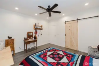 Currently designed as a spacious one-bedroom, the layout offers easy potential for conversion to a two- or even three-bedroom home.