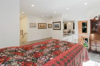 Currently designed as a spacious one-bedroom, the layout offers easy potential for conversion to a two- or even three-bedroom home. This is currently a space in the loft area that could easily become a bedroom..