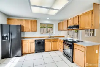 A kitchen FULL of potential! While this kitchen functions great as-is, this space is so expansive that the possibilities of a chef's dream kitchen are endless!