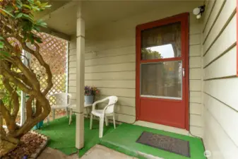 Covered Front Entry.