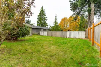 Nice sized yard for outdoor activities.