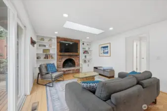 Family Room off the Kitchen