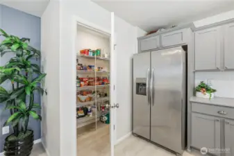 Great sized walk-in Pantry
