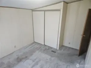 Bedroom #3 works great for a guest room located right next to the 2nd bathroom,