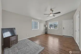 Entry and living room