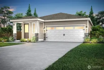 Example of the Aspen floor plan to be located at 6312 NW Bruggman Loop