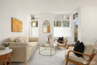 This ground floor unit provides easy access.