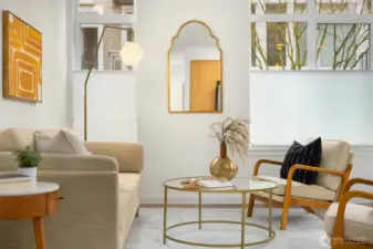 Light and bright defines this home.