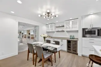 Enjoy a dedicated dining space.