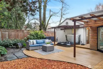 Another view of this amazing entertaining area.