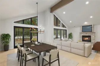 Open concept floor plan with lots of natural light. *Virtual Staging*