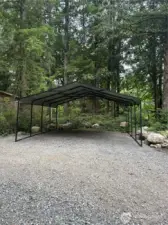 Two car covered parking