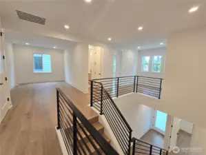 Loft and Extensive Open Railing on 2nd Floor