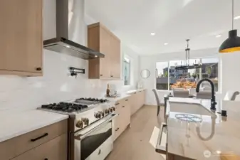 Gourmet kitchen