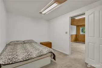 Lower floor bones room with closet