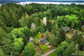 Breathtaking panoramic views of Puget Sound and Mount Rainier. Carlyon Beach has private amenities, including a clubhouse, beach, two playgrounds, a dog park, kayak racks, and a marina.