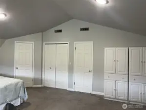 View of the back of the main bedroom.