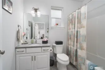 Full hall bathroom.