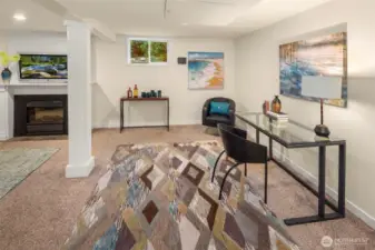 Spacious downstairs area.
