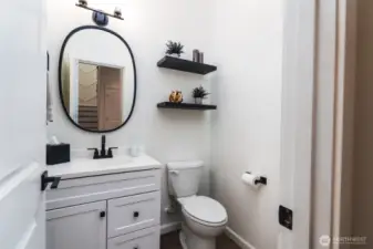 Powder room downstairs