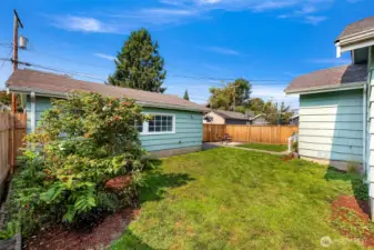 Space for raised bed gardens