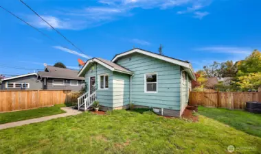 Hot and Cold faucets outside come in handy