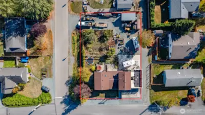 Adjacent lot next door is included in sale.