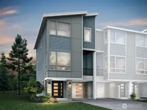 Example of the Madelyn floor plan to be located at 6609 S 128th Street