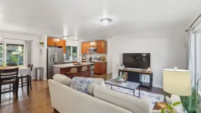 Hard surface flooring throughout. All light fixtures updated summer of 2025.