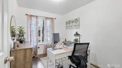 bedroom 3 - currently being used as home office.